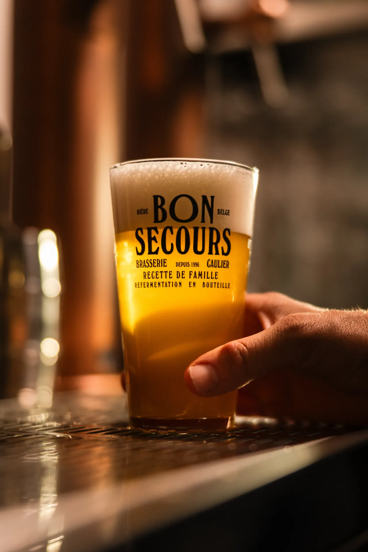 Verre Bon Secours Plat Cul 33/50cl